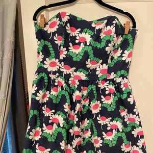 Lilly Pulitzer strapless dress